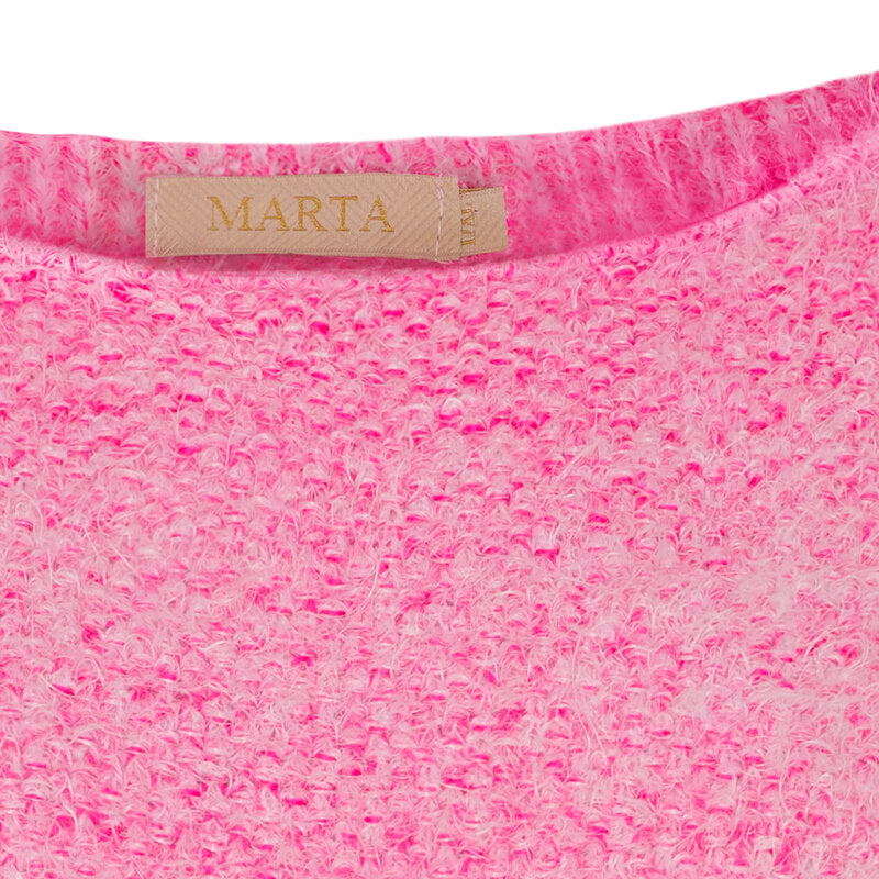 Anouk Stickad Tröja Dam Pink Marta du Chateau