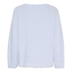 Anouk Stickad Tröja Dam Sky Blue Marta du Chateau