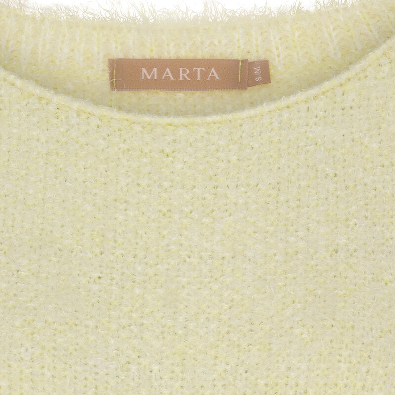 Anouk Stickad Tröja Dam Yellow Marta du Chateau
