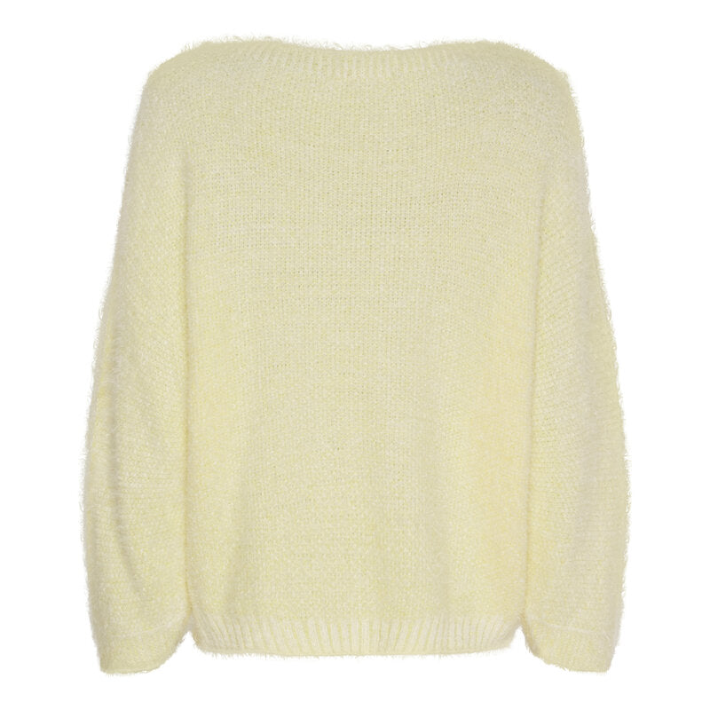 Anouk Stickad Tröja Dam Yellow Marta du Chateau