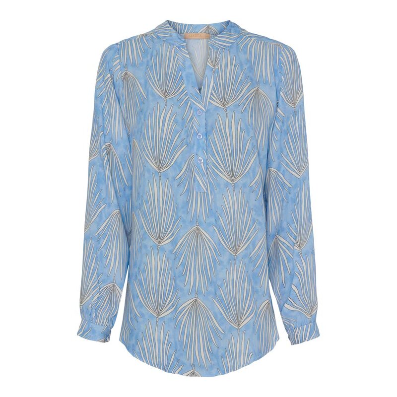 Astrid V-neck Blouse Women Sky Marta du Chateau