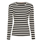 Begonia Long-Sleeved Top Women Black Marta du Chateau