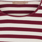Begonia Long Sleeve Top Women Bordeaux Marta du Chateau