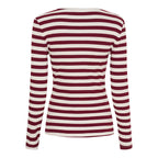 Begonia Long Sleeve Top Women Bordeaux Marta du Chateau