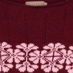 Marta du Chateau Brown Knitted Sweater Women Bordeaux Pink - Marta du Chateau