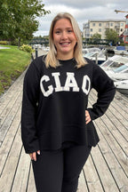 Charline Långärmad Tröja Dam Black Marta du Chateau