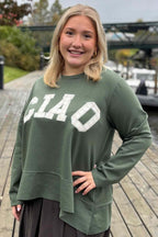 Charline Long-Sleeved Top Women Military Marta du Chateau