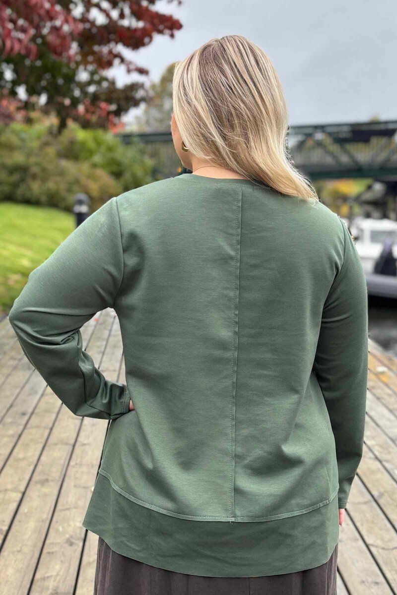 Charline Långärmad Tröja Dam Military Marta du Chateau