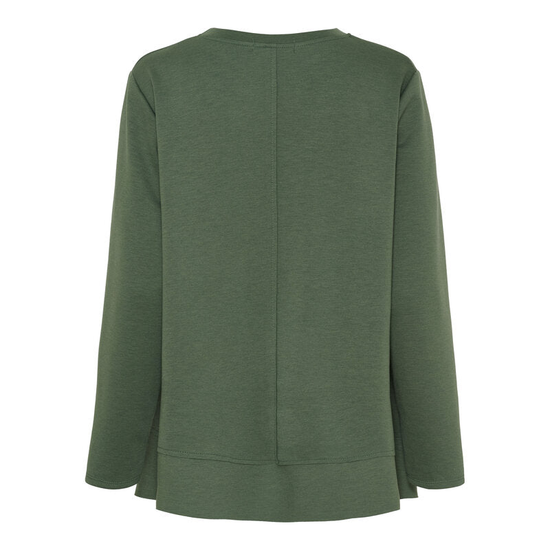 Charline Long-Sleeved Top Women Military Marta du Chateau