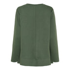 Charline Long-Sleeved Top Women Military Marta du Chateau
