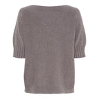 Constanza Knitted Sweater Women Gray Melange Marta du Chateau