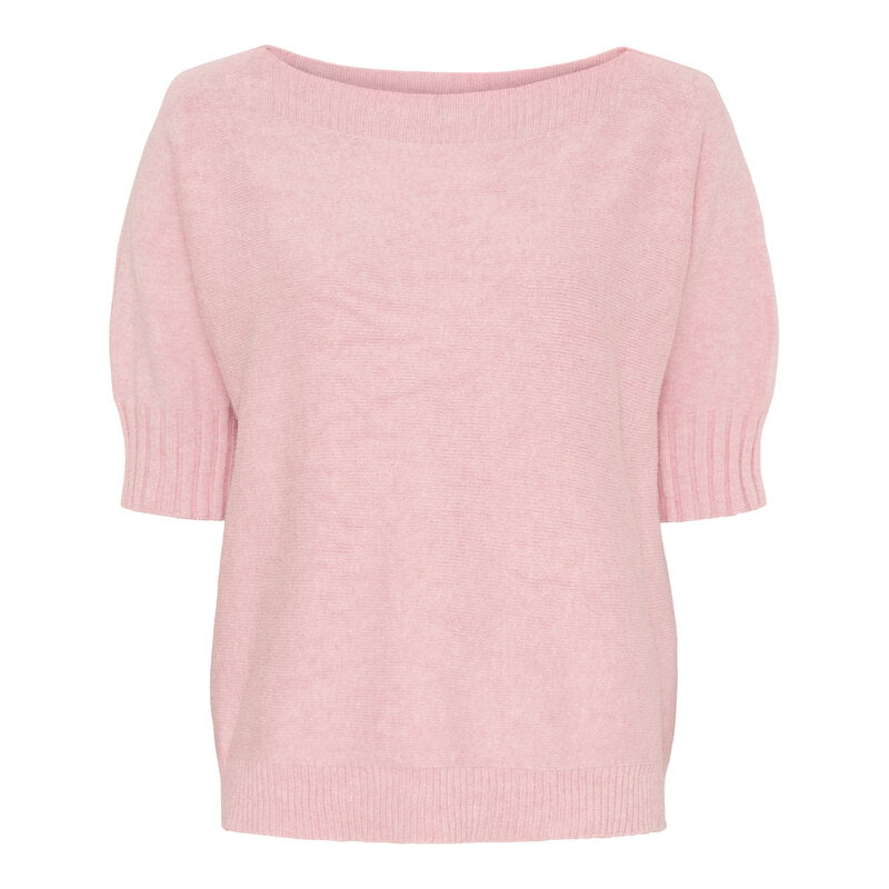 Constanza Knitted Sweater Women Pink Melange Marta du Chateau