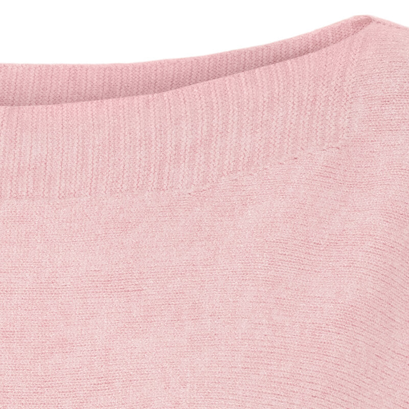 Constanza Knitted Sweater Women Pink Melange Marta du Chateau