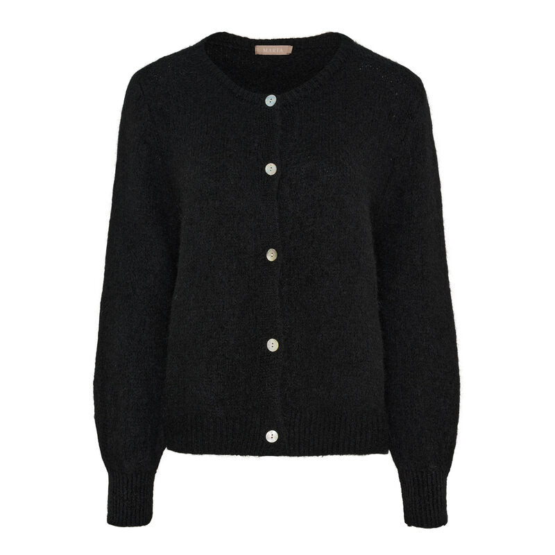 Marta du Chateau Cosima Knitted Cardigan Women Black - Marta du Chateau