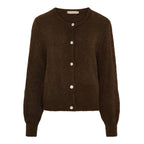 Marta du Chateau Cosima Knitted Cardigan Women Chocolat - Marta du Chateau