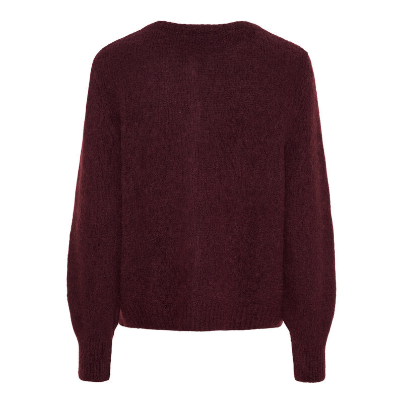 Cosima Stickad Cardigan Dam Melanzana Marta du Chateau