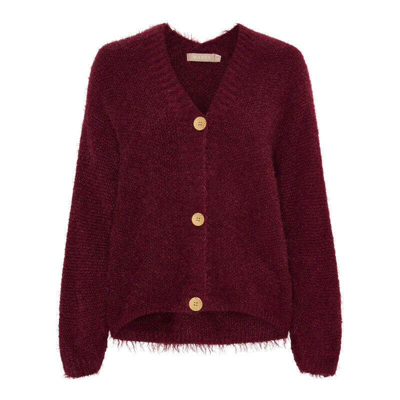 Dakota Cardigan Women Bordeaux Marta du Chateau