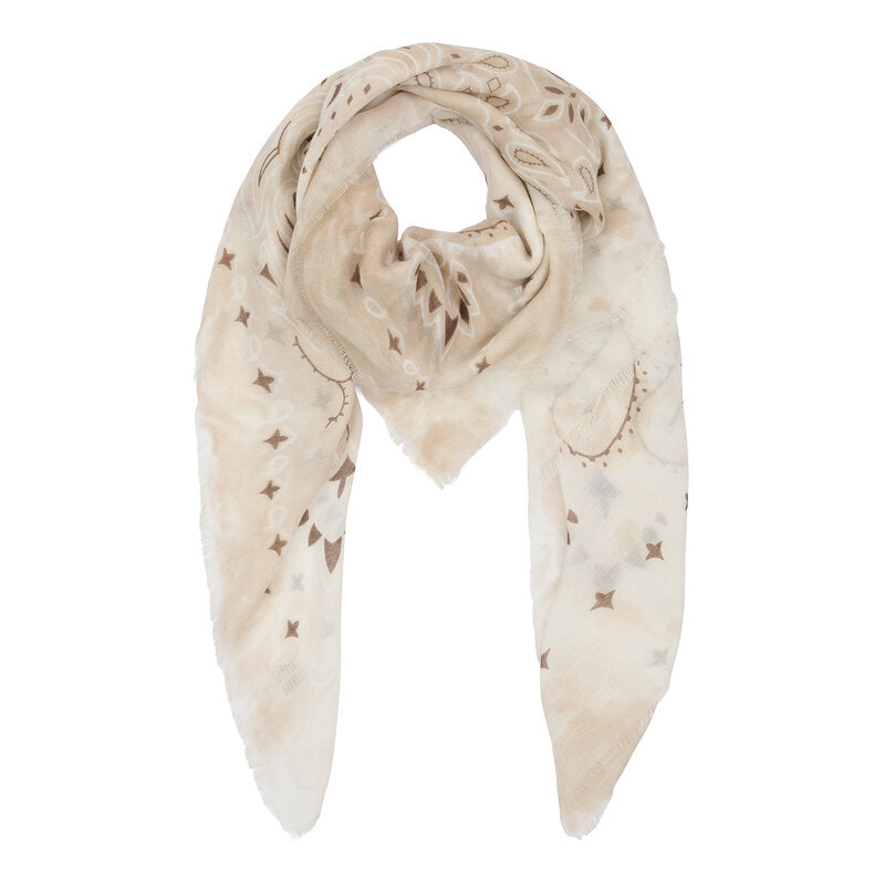 Marta du Chateau Danna Scarf Women Beige Coffee - Marta du Chateau