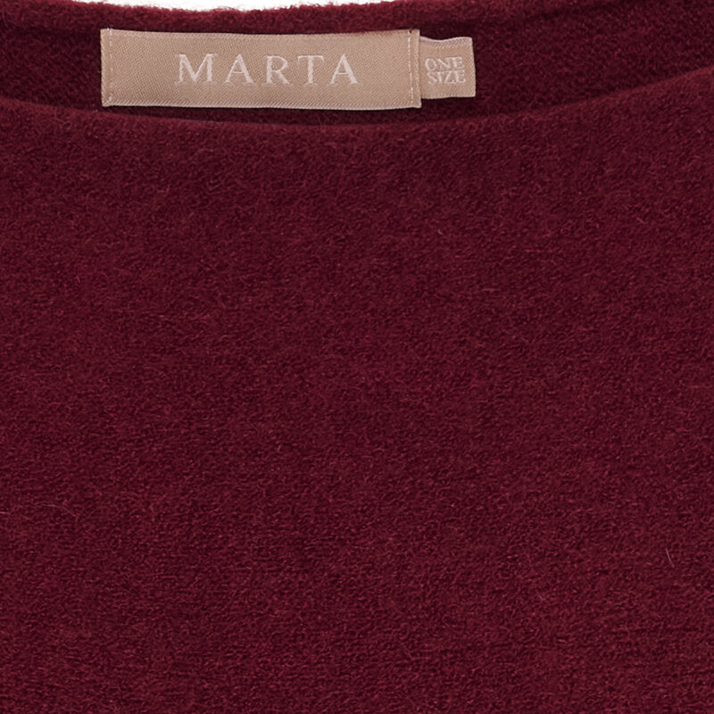 Marta du Chateau Elderflower Knitted Sweater Women Bordeaux - Marta du Chateau