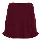 Marta du Chateau Elderflower Knitted Sweater Women Bordeaux - Marta du Chateau