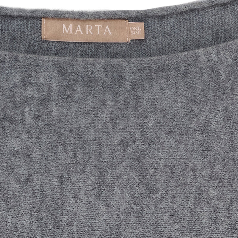 Marta du Chateau Women's Elderflower Knitted Sweater Grigio Antracite - Marta du Chateau