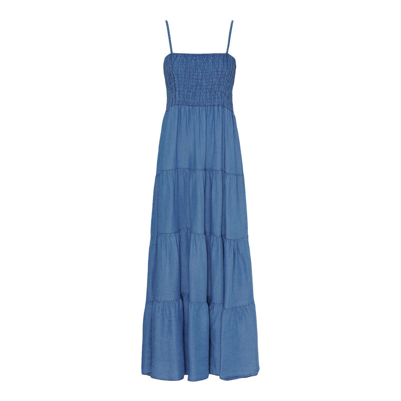 Eleonora Klänning Dam Medium Blue Marta du Chateau
