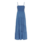 Eleonora Klänning Dam Medium Blue Marta du Chateau