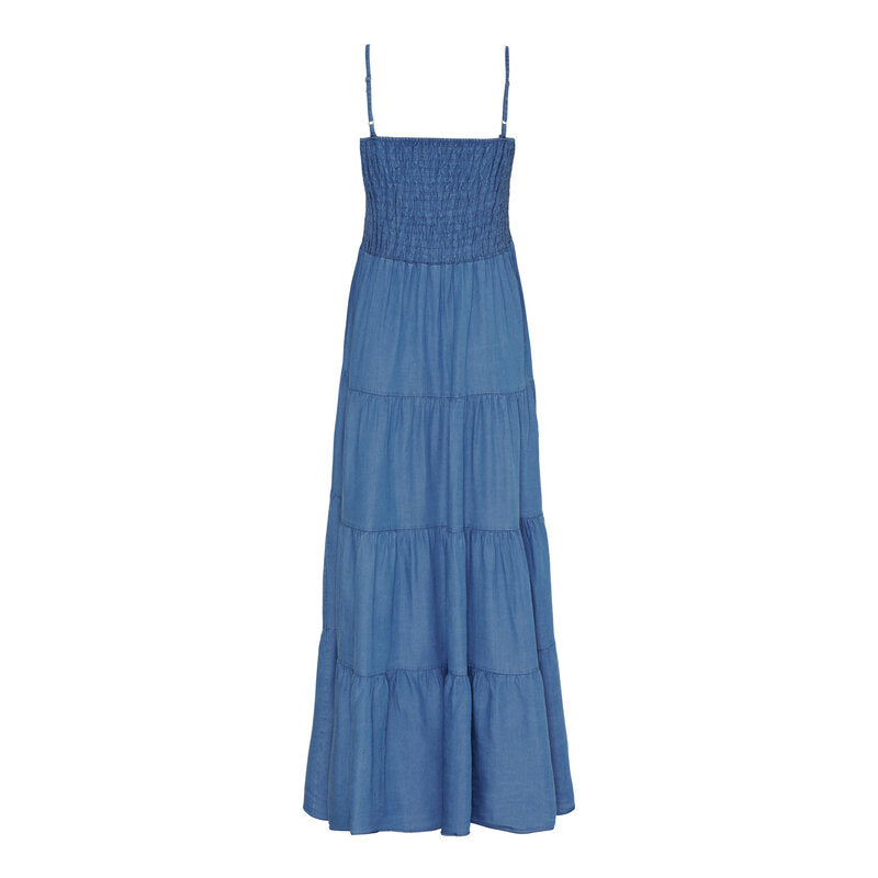 Eleonora Klänning Dam Medium Blue Marta du Chateau