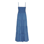 Eleonora Klänning Dam Medium Blue Marta du Chateau