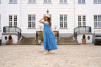 Eleonora Klänning Dam Medium Blue Marta du Chateau