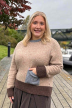 Elora Pullover Women Camel Denim Marta du Chateau