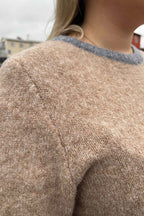 Elora Pullover Women Camel Denim Marta du Chateau