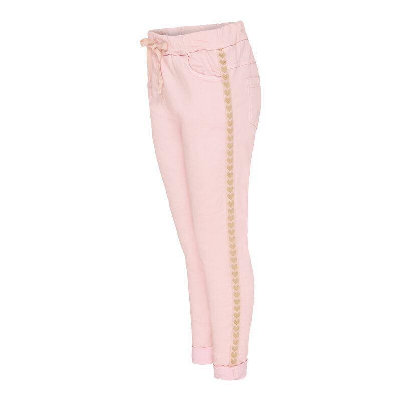 Elvira Ankle Pants Women Pink Marta du Chateau