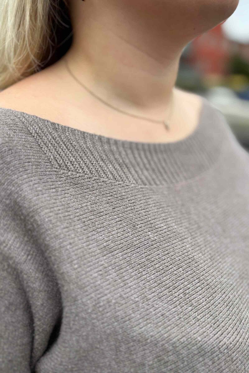 Fallon Knitted Sweater Women Fango Melange Marta du Chateau