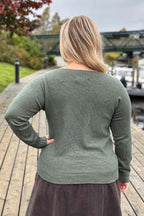 Fallon Knitted Sweater Women Military Marta du Chateau