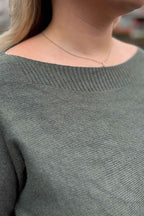 Fallon Knitted Sweater Women Military Marta du Chateau