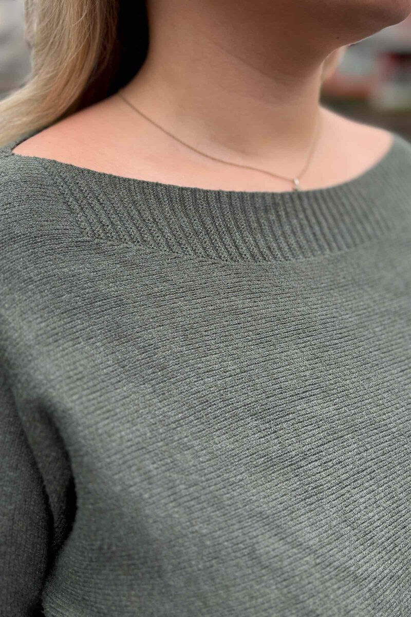 Fallon Knitted Sweater Women Military Marta du Chateau