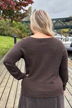 Fallon Knitted Sweater Women Moro Scuro Marta du Chateau