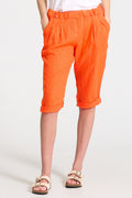Fanny Long Shorts Women Orange Marta du Chateau