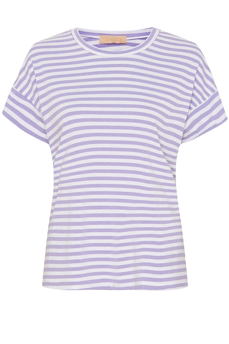 Fiona T-shirt Dam Lilac Marta du Chateau