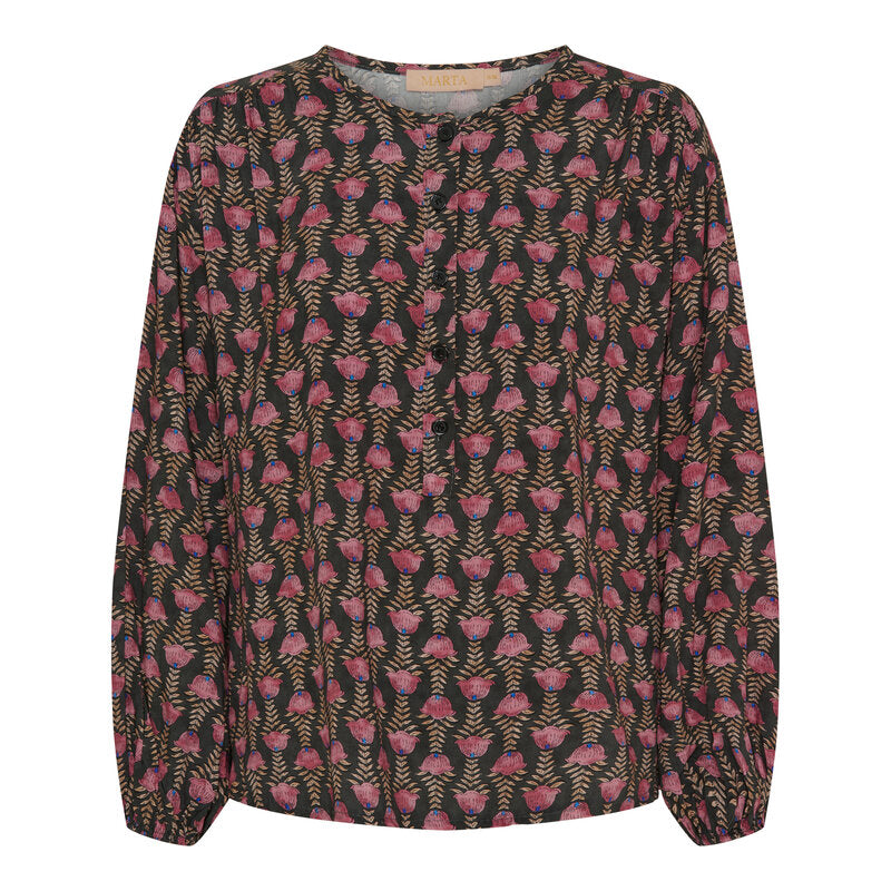 Isabella Blus Dam Grigio Marta du Chateau