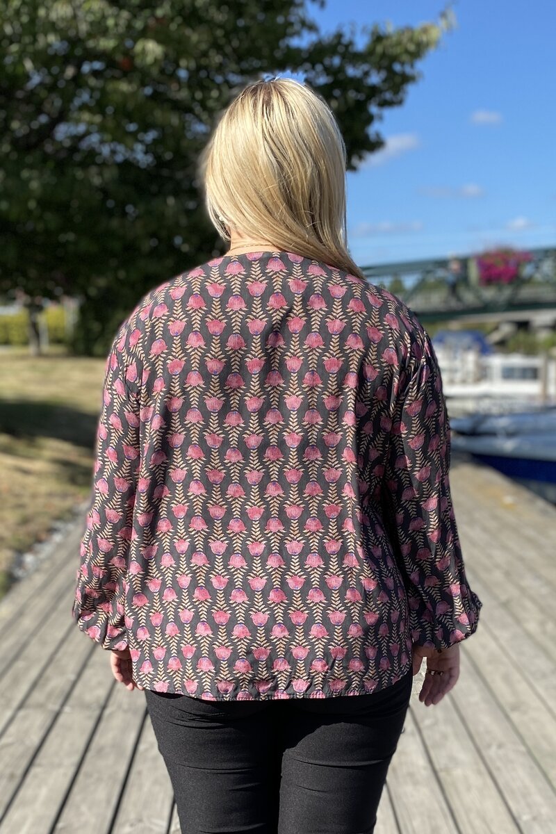 Isabella Blus Dam Grigio Marta du Chateau
