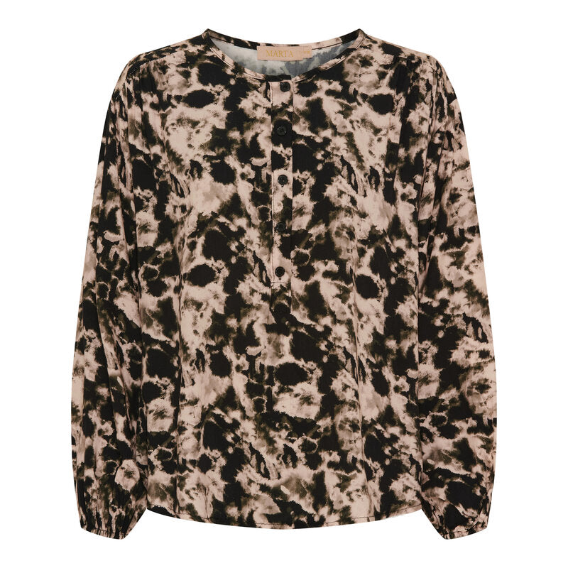 Isabella Blouse Women Nero Marta du Chateau