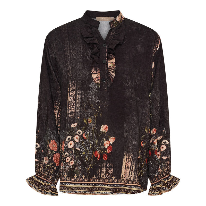 Joceline Blus Dam Nero Marta du Château