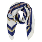 Juline Scarf Ladies Blue Belt Marta du Chateau