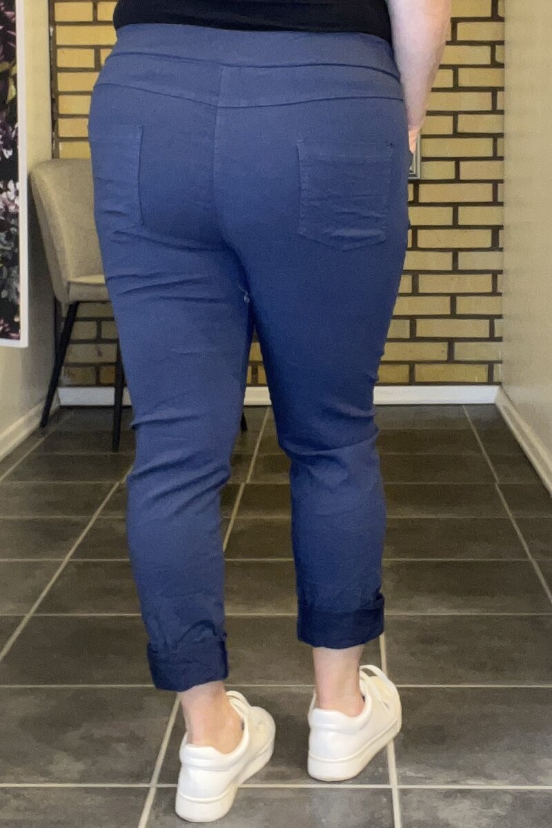Kalie Ankelbyxa Dam Jeans Scuro Marta du Chateau
