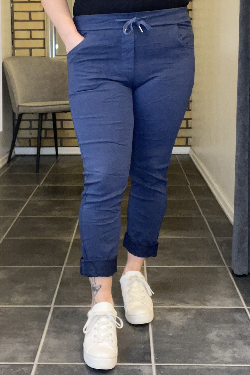 Kalie Ankelbyxa Dam Jeans Scuro Marta du Chateau