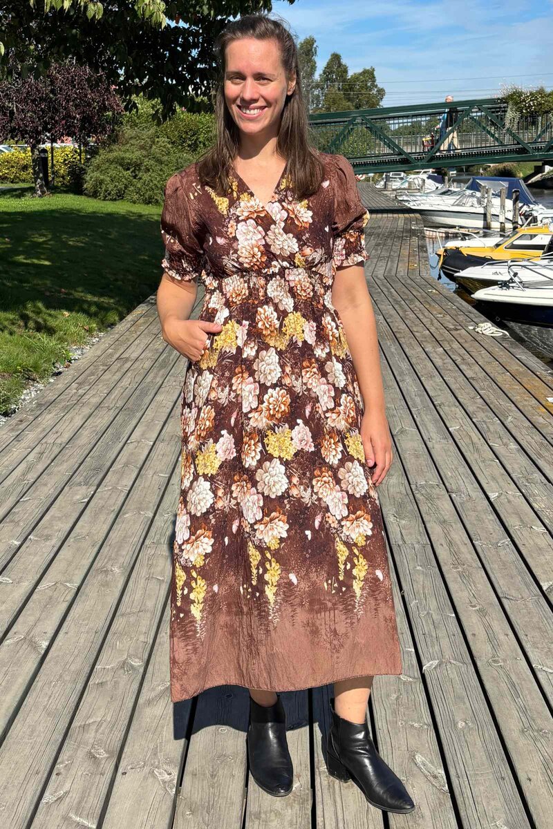 Lydia Klänning Dam Marrone Marta du Chateau