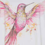 Marie T-shirt Dam Pink Bird Marta du Chateau