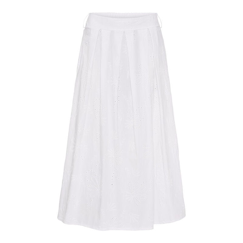 Michela Kjol Dam White Marta du Chateau